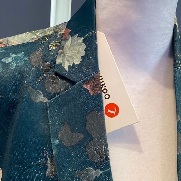 Men’s Jacquard Single Breasted Slim Fitted Suit Blazer Size 33 NWT - Picture 12 of 15